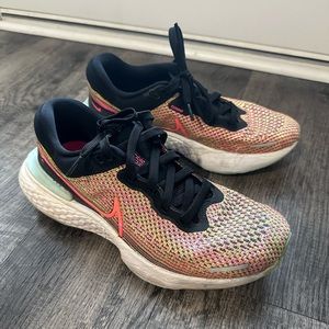 Nike ZoomX Invincible Run Flyknit (volt/ bright mango/ black/ light dew) Damaged